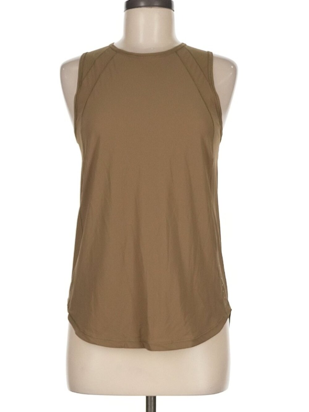 Lululemon Sculpt Tank Top Artifact Tan Neutral Size 6 Running Training Womens